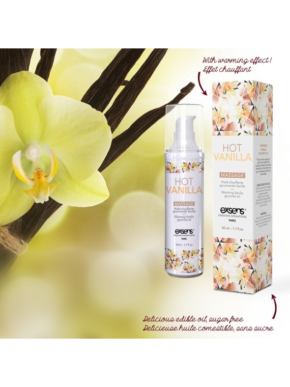 HOT VANILLA - Huile chauffante gourmande