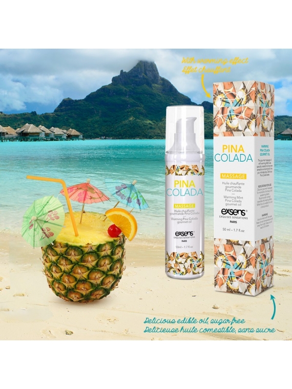 PINA COLADA - Huile chauffante gourmande